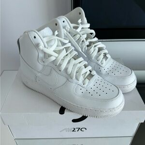 Nike White High-Top Sneakers